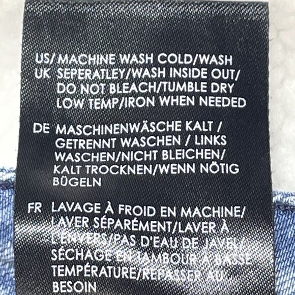 Liverpool Jeans Womens Sz 6 Blue Snake Pattern Straight Leg Mid Rise 30x27 - Picture 12 of 12